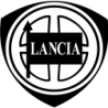 Autocollant LANCIA Logo 2000 noir autocollant L 50 H 50 mm