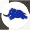 Autocollant LANCIA-Logo elephant bleu autocollant L 80 H 80 mm