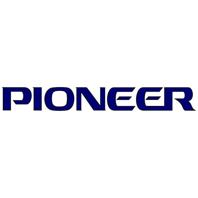 Autocollant PIONEER-Logo lettres bleu autocollant L 120 h 15 mm