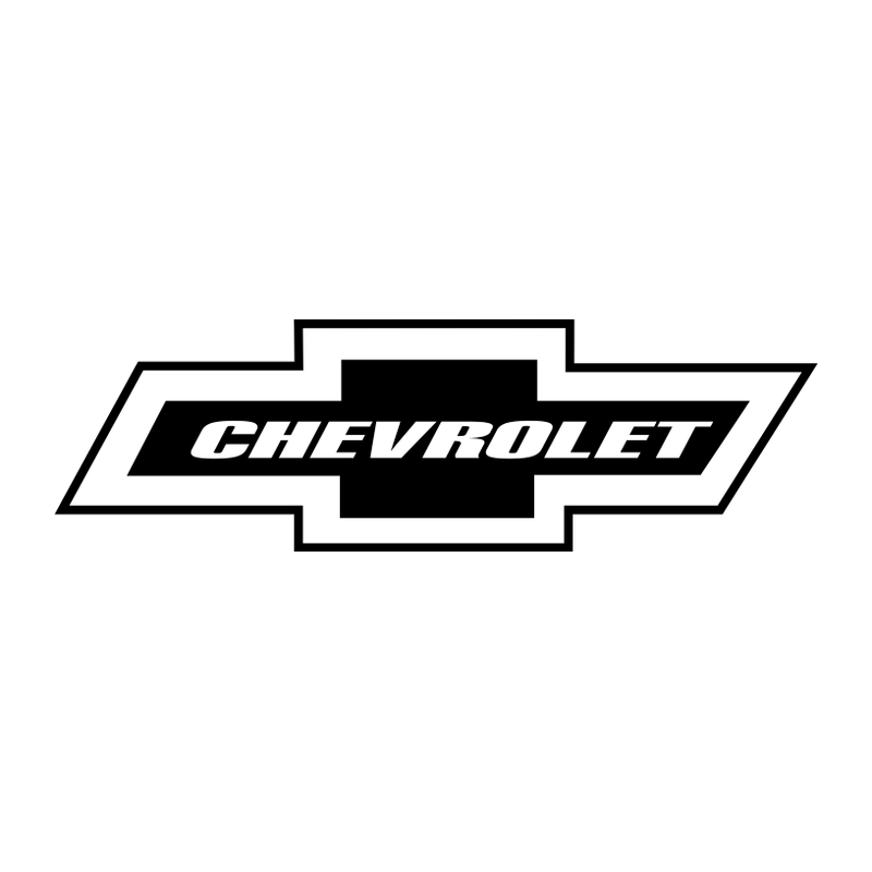 Autocollant CHEVROLET logo  autocollant L 100 H 30 mm