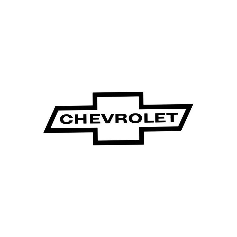 Autocollant CHEVROLET logo 1965 autocollant L 100 H 35 mm