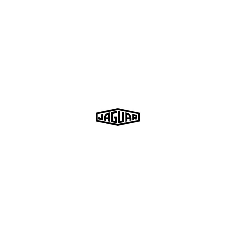Autocollant JAGUAR logo front noir L110 h 50 mm