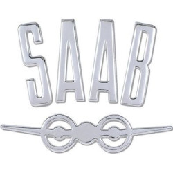 Autocollant SAAB logo 1963 L100 H 78 mm*