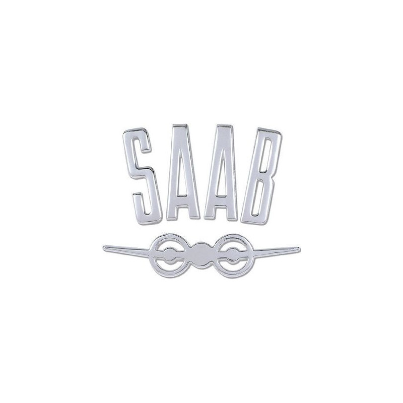 Autocollant SAAB logo 1963 L100 H 78 mm*