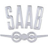 Autocollant SAAB logo 1963 L100 H 78 mm*