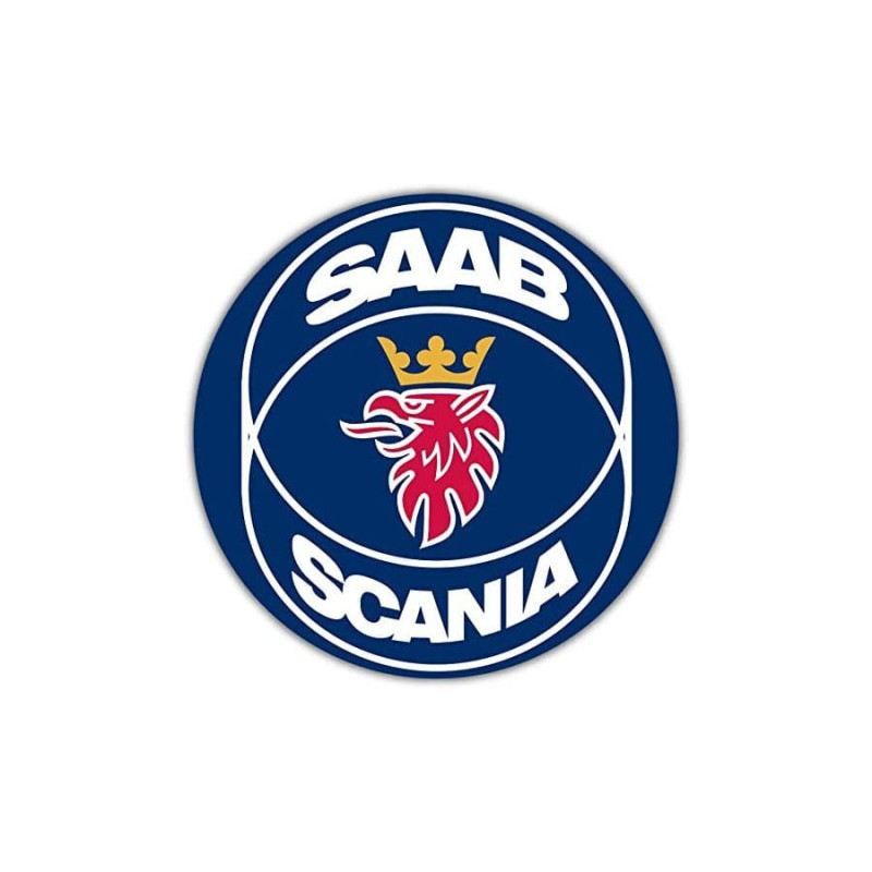 Autocollant SAAB Logo 1987 diam 55 mm