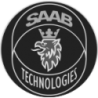 Autocollant SAAB Logo rond technologie diam 55 mm