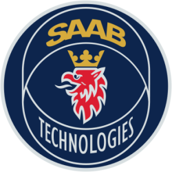 Autocollant SAAB Logo technologie diam 55 mm