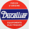 Autocollant DUCELLIER Logo piece origine diam 150 mm