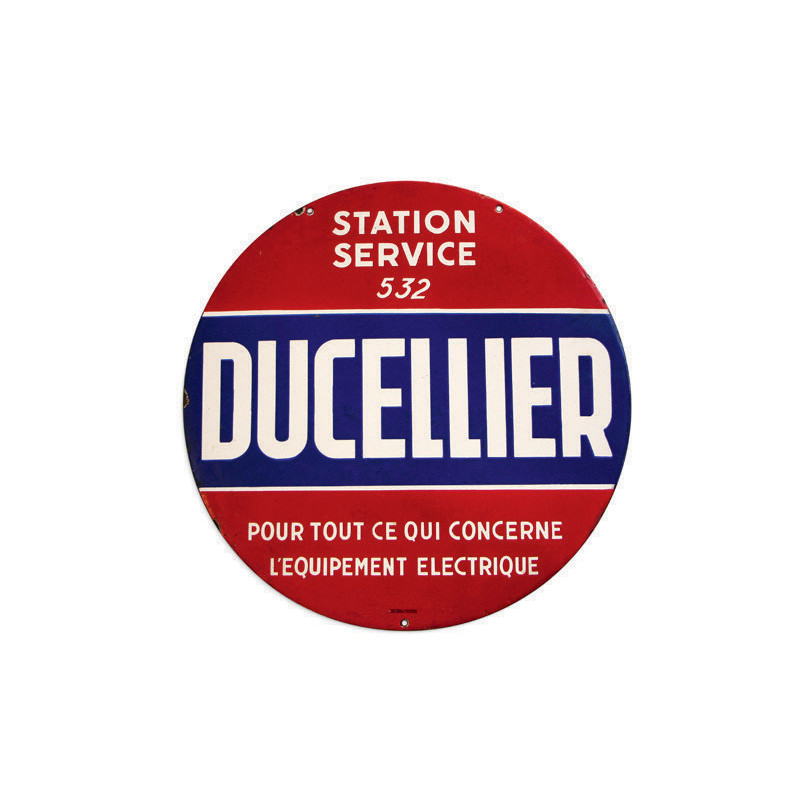 Autocollant DUCELLIER Logo station diam 150 mm