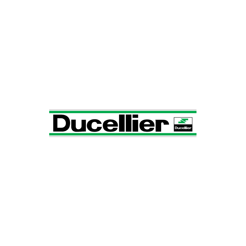 Autocollant DUCELLIER logo vert L 80 H 15 mm