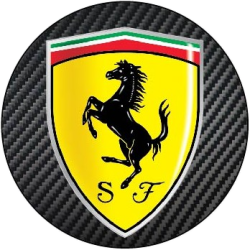 Autocollant FERRARI centre...