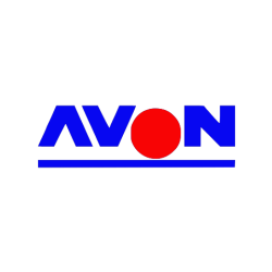Autocollant AVON logo bleu...