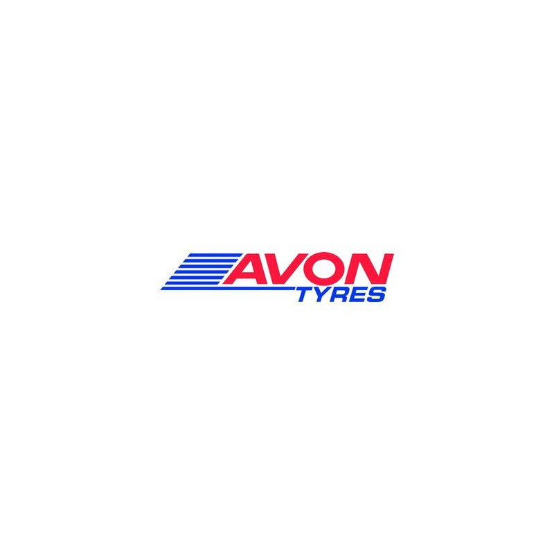 Autocollant AVON logo tyres bleu L 120 H 20 mm