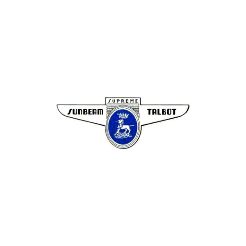 Autocollant SUNBEAM logo talbot supreme L 100 h 40 mm
