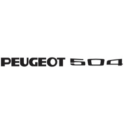 Autocollant PEUGEOT 504...