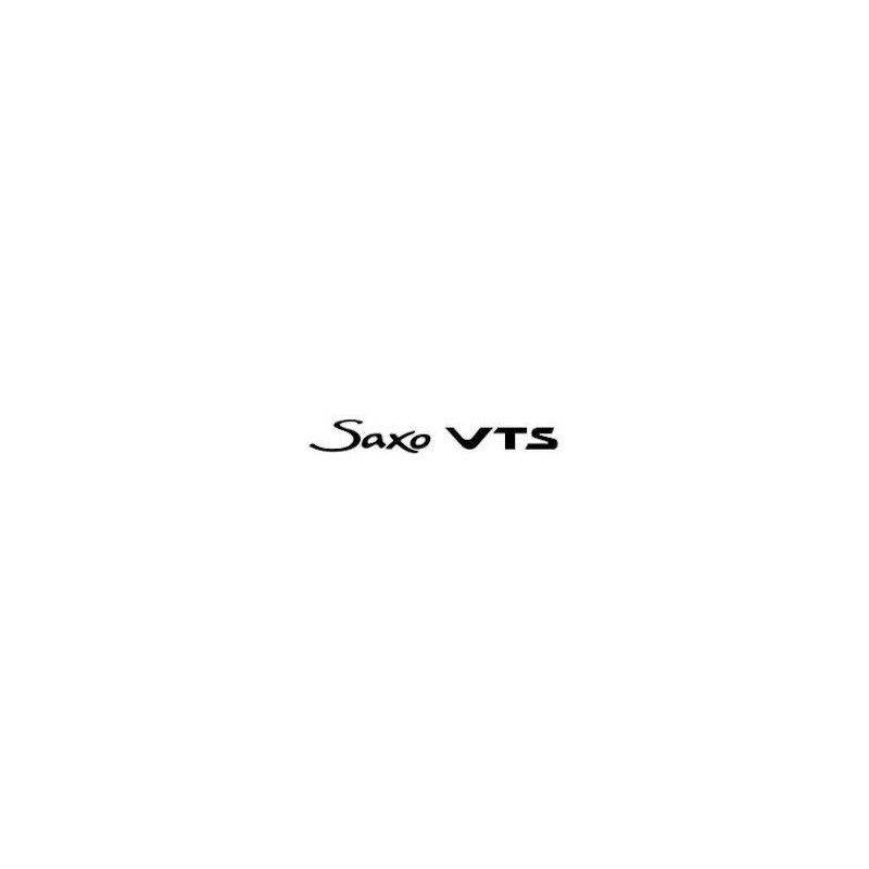 Autocollant CITROEN Logo Saxo VTS L 80 H 10 mm
