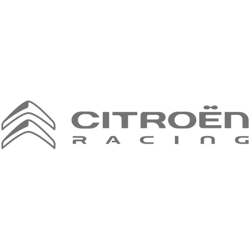 Autocollant CITROEN-Racing-logo horizontal gris L 300 H 60 mm