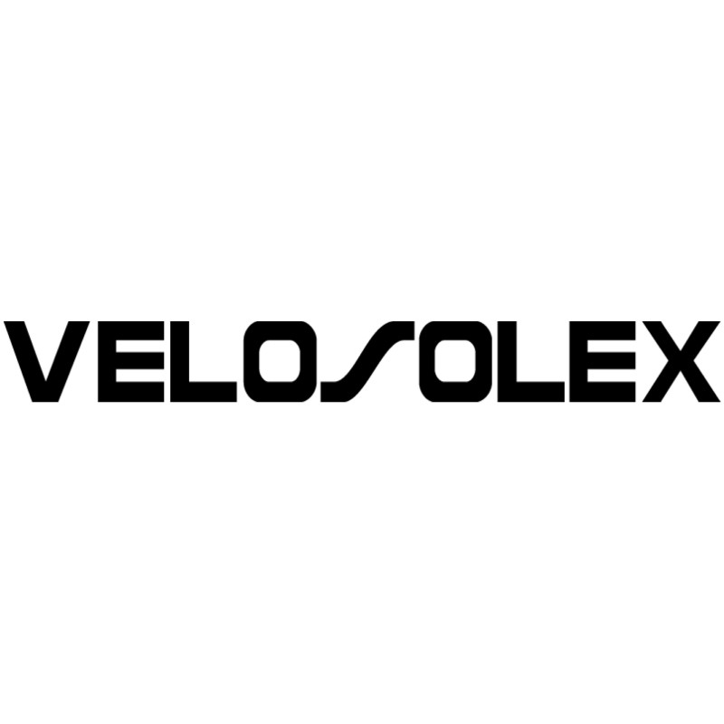 autocollant Velosolex typo noir L 150 H 17 mm