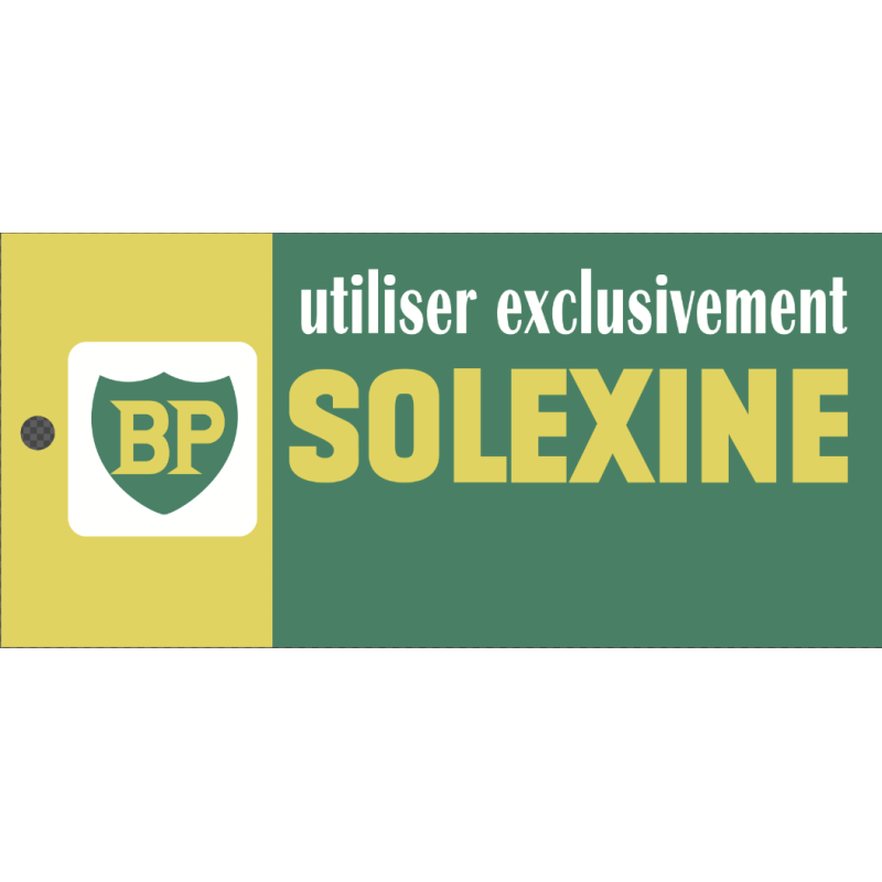 autocollant Velosolex utiliser solexine L 100 H 47 mm