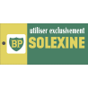 autocollant Velosolex utiliser solexine L 100 H 47 mm