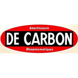 Autocollant DE CARBON Ovale...