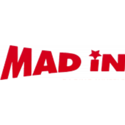 Autocollant MAD IN  logo...