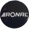 autocollant RONAL centre de jante Col noir diam 50 mm
