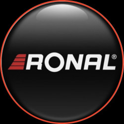 Autocollant RONAL fond noir...