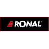 autocollant RONAL logo fond noir L 75 h 22 mm