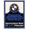 Autocollant BMW motoren Munchen affiche 1930 L 150 H300 mm