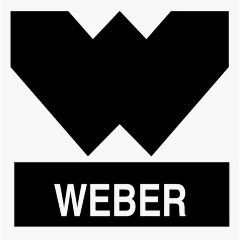 autocollant WEBER Carburateur noir L 100 H 100 mm ou au choix