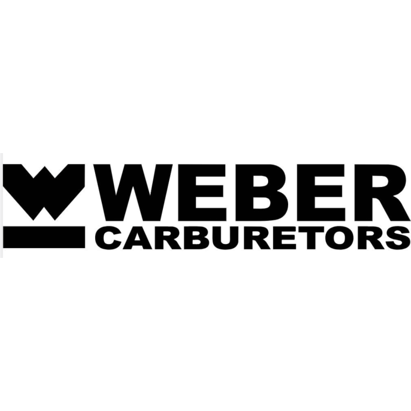 autocollant WEBER Carburetors noir L 200 H 54 mm ou au choix