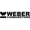 autocollant WEBER Carburetors noir L 200 H 54 mm ou au choix