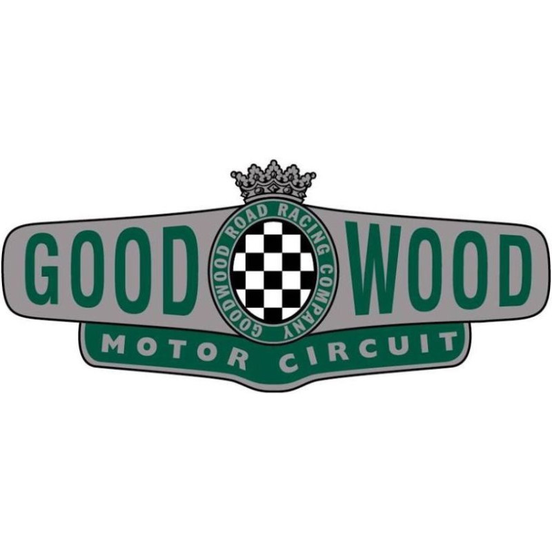 PROMO Autocollant GOODWOOD Circuit couleur L 120 H 53 mm