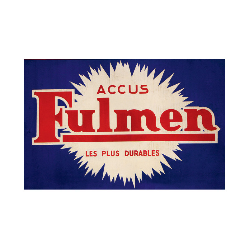 Autocollant FULMEN Accus L 100 H 65 mm