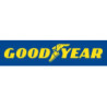 Autocollant GOOD YEAR  Logo jaune fond bleuL 80 H 20 mm