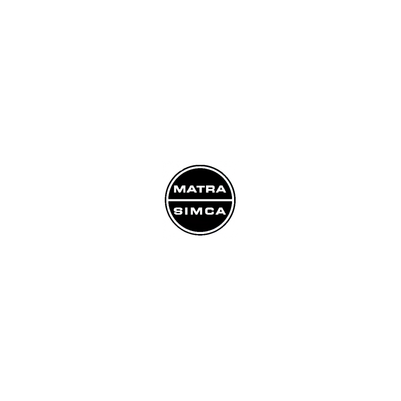 Autocollant MATRA logo Matra simca diam 50 mm