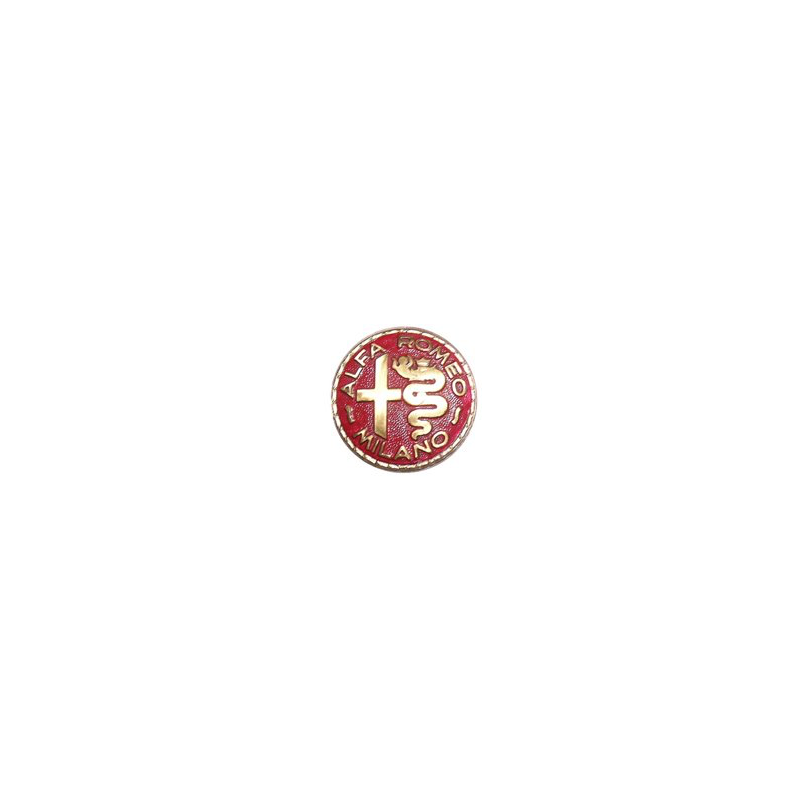 Autocollant 3D Logo Alfa Romeo Officiel - Diamètre 48 Mm, Résine Polyuréthane, Numéro De Série