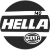 Autocollant HELLA Logo projecteur 140 diam 80 mm