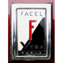 Autocollant FACEL VEGA Logo quadri  L 50 H 80 mm
