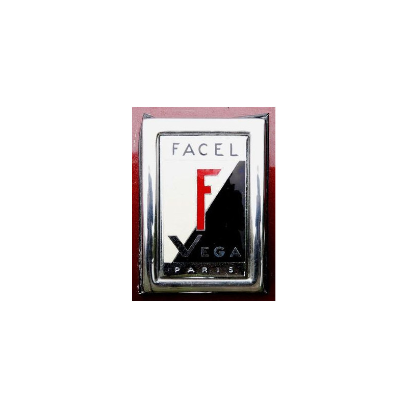 Autocollant FACEL VEGA Logo quadri  L 50 H 80 mm