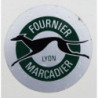 Autocollant FOURNIER-MARCADIER logo noir diam 50 mm