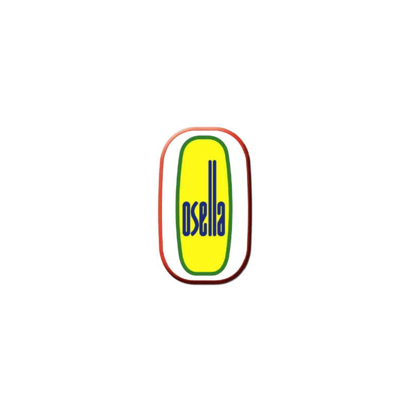 Autocollant OSELLA logo L 60 H 100 mm