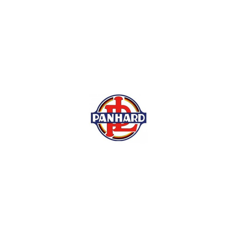 Autocollant PANHARD & LEVASSOR logo rouge/bleu diam 50 mm
