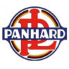 Autocollant PANHARD & LEVASSOR logo rouge/bleu diam  50 mm
