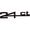 Autocollant PANHARD logo 24CT  L 65 H 15 mm