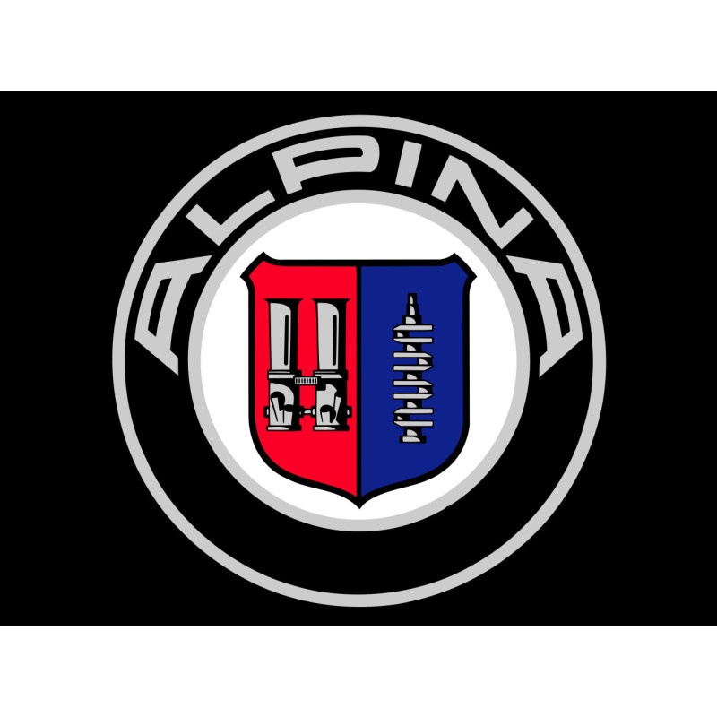 Autocollant ALPINA Logo diam 50 mm