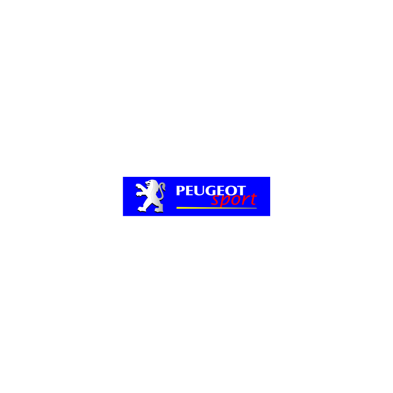 Autocollant PEUGEOT sport L 150 H 40 mm