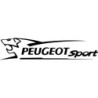 Autocollant PEUGEOT-Logo lion noir L 80 H 18 mm